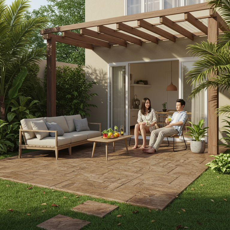 Transform Your Outdoor Space with Stamped Concrete